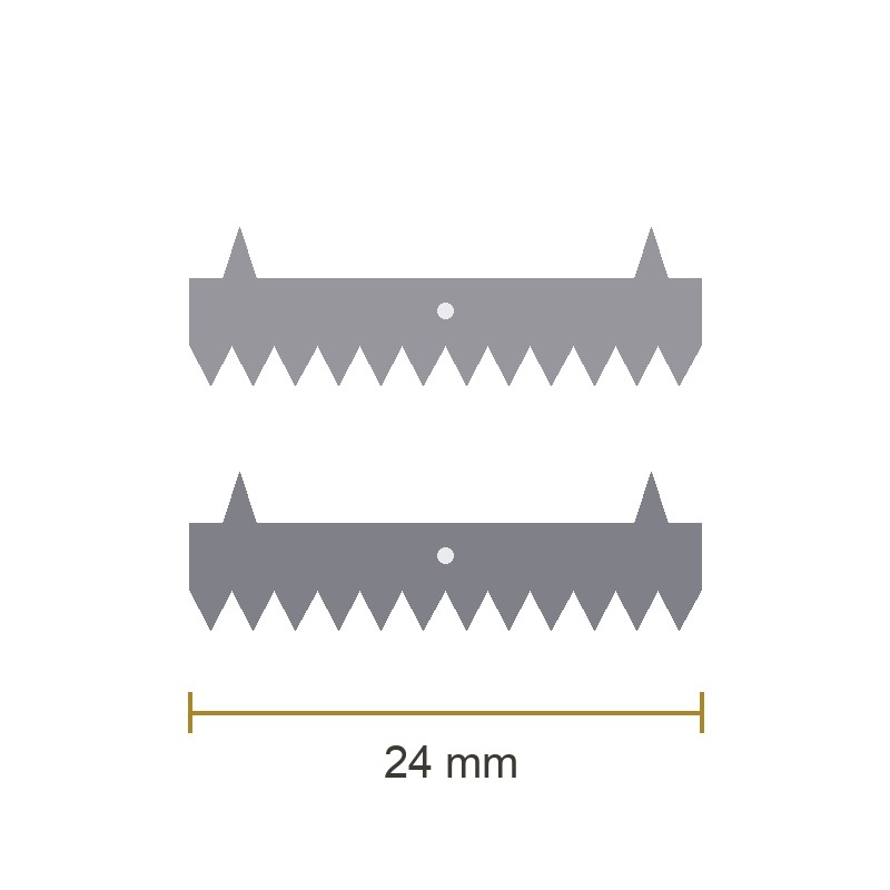 Sågtandshänge No-Nail 24 mm, 10-pack